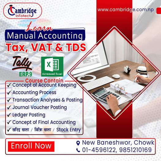 Advance Accounting ( TAX, VAT, &  TDS) Training